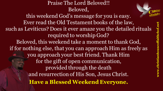 weekend thought 5292015