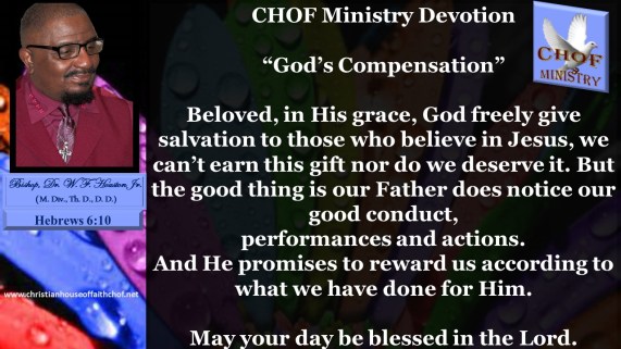 God's Compensation devotional