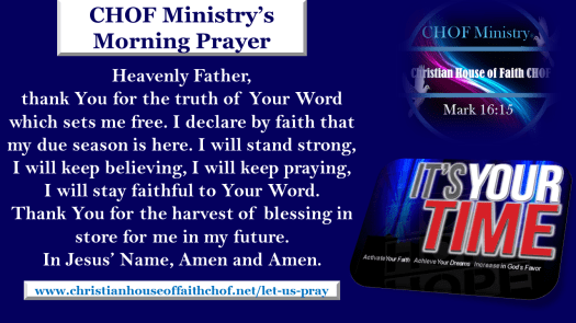 Morning Prayer 7132015